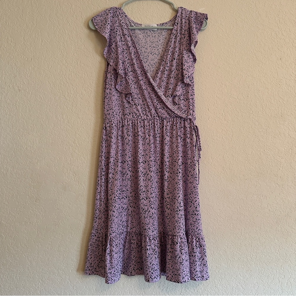 Casual Faux Wrap Dress